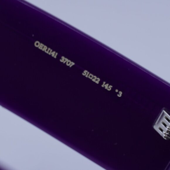 Off-White OERI141 CARY 3707 Sunglasses Purple Rectangle Frame, Grey Lenses - Picture 7 of 10